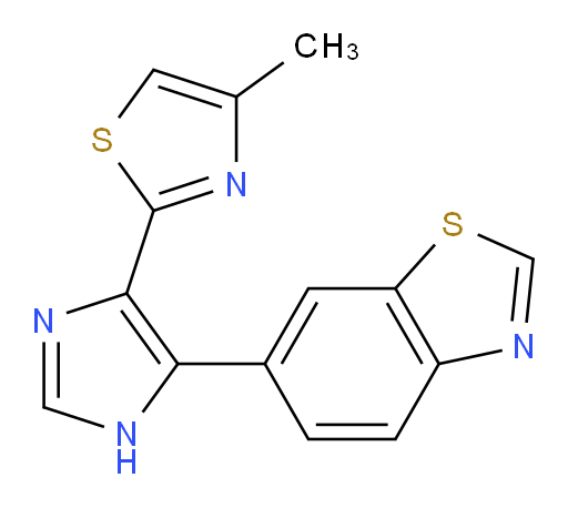 6-[5-(4-Methyl-2-thiazolyl)-1H-imidazol-4-yl]benzothiazole (ACI)