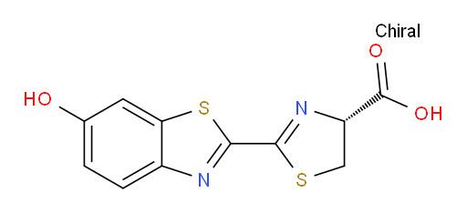 (4R)-4,5-Dihydro-2-(6-hydroxy-2-benzothiazolyl)-4-thiazolecarboxylic acid (ACI)