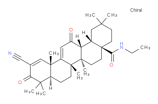 2-Cyano-N-ethyl-3,12-dioxooleana-1,9(11)-dien-28-amide (ACI)