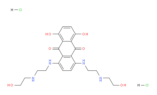 1,4-dihydroxy-5,8-bis((2-((2-hydroxyethyl)amino)ethyl)amino)anthracene-9,10-dione hydrochloride