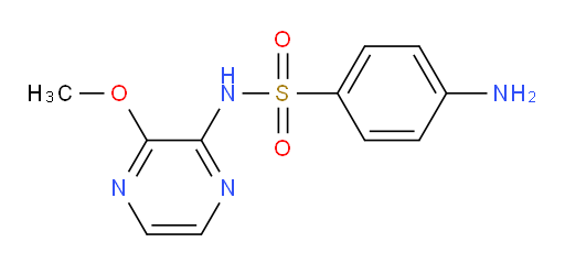 4-amino-N-(3-methoxypyrazin-2-yl)benzenesulfonamide