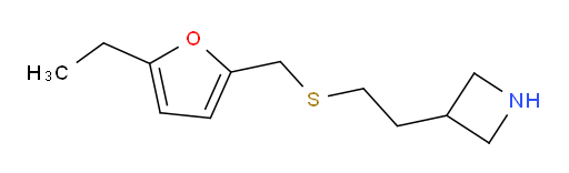 3-(2-{[(5-ethylfuran-2-yl)methyl]sulfanyl}ethyl)azetidine