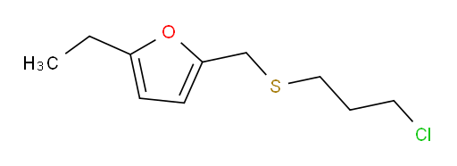 2-{[(3-chloropropyl)sulfanyl]methyl}-5-ethylfuran
