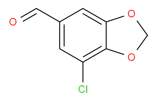 7-chloro-1,3-dioxaindane-5-carbaldehyde