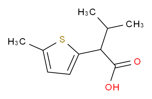 3-methyl-2-(5-methylthiophen-2-yl)butanoic acid