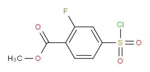 methyl 4-(chlorosulfonyl)-2-fluorobenzoate