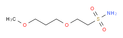 2-(3-methoxypropoxy)ethane-1-sulfonamide