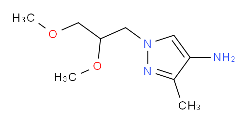1-(2,3-dimethoxypropyl)-3-methyl-1H-pyrazol-4-amine