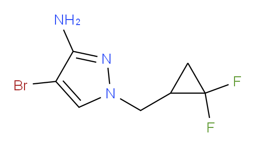 4-bromo-1-[(2,2-difluorocyclopropyl)methyl]-1H-pyrazol-3-amine