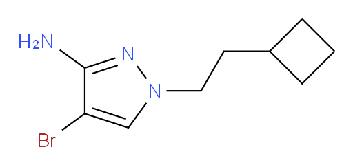 4-bromo-1-(2-cyclobutylethyl)-1H-pyrazol-3-amine
