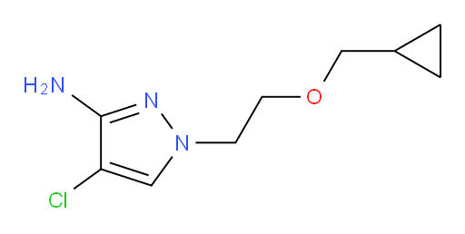 4-chloro-1-[2-(cyclopropylmethoxy)ethyl]-1H-pyrazol-3-amine