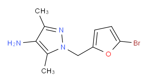 1-[(5-bromofuran-2-yl)methyl]-3,5-dimethyl-1H-pyrazol-4-amine