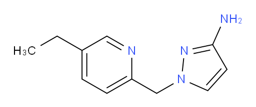 1-[(5-ethylpyridin-2-yl)methyl]-1H-pyrazol-3-amine