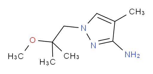 1-(2-methoxy-2-methylpropyl)-4-methyl-1H-pyrazol-3-amine
