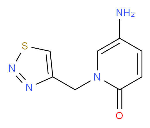 5-amino-1-[(1,2,3-thiadiazol-4-yl)methyl]-1,2-dihydropyridin-2-one