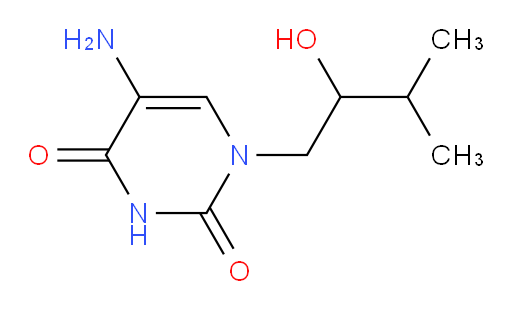 5-amino-1-(2-hydroxy-3-methylbutyl)-1,2,3,4-tetrahydropyrimidine-2,4-dione