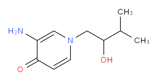 3-amino-1-(2-hydroxy-3-methylbutyl)-1,4-dihydropyridin-4-one