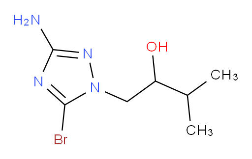 1-(3-amino-5-bromo-1H-1,2,4-triazol-1-yl)-3-methylbutan-2-ol