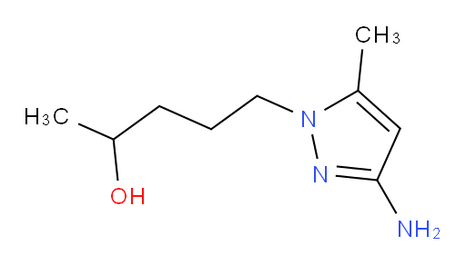 5-(3-amino-5-methyl-1H-pyrazol-1-yl)pentan-2-ol