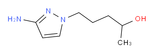 5-(3-amino-1H-pyrazol-1-yl)pentan-2-ol