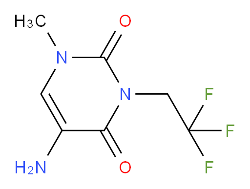 5-amino-1-methyl-3-(2,2,2-trifluoroethyl)-1,2,3,4-tetrahydropyrimidine-2,4-dione