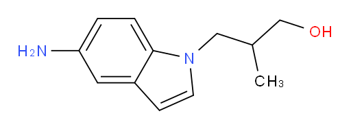 3-(5-amino-1H-indol-1-yl)-2-methylpropan-1-ol