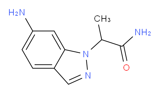 2-(6-amino-1H-indazol-1-yl)propanamide