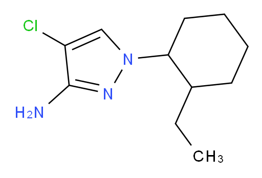 4-chloro-1-(2-ethylcyclohexyl)-1H-pyrazol-3-amine