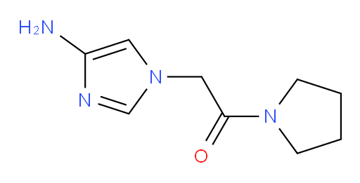 2-(4-amino-1H-imidazol-1-yl)-1-(pyrrolidin-1-yl)ethan-1-one