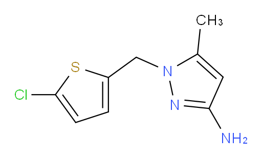 1-[(5-chlorothiophen-2-yl)methyl]-5-methyl-1H-pyrazol-3-amine