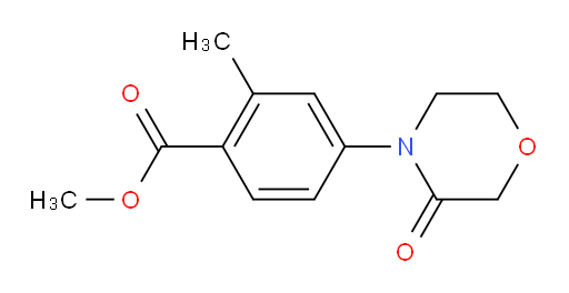 methyl 2-methyl-4-(3-oxomorpholin-4-yl)benzoate