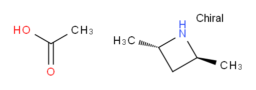 (2S,4S)-2,4-dimethylazetidine acetate