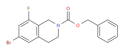 benzyl 6-bromo-8-fluoro-3,4-dihydroisoquinoline-2(1H)-carboxylate