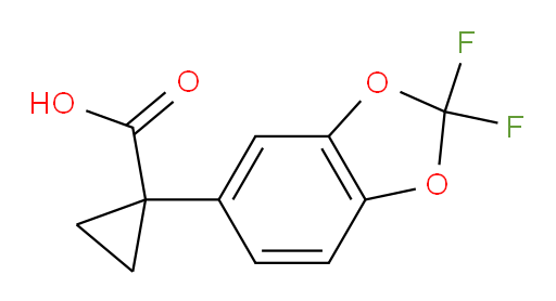 1-(2,2-Difluorobenzo[d][1,3]dioxol-5-yl)cyclopropane-carboxylic acid