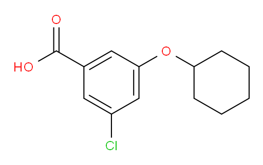 3-chloro-5-(cyclohexyloxy)benzoic acid