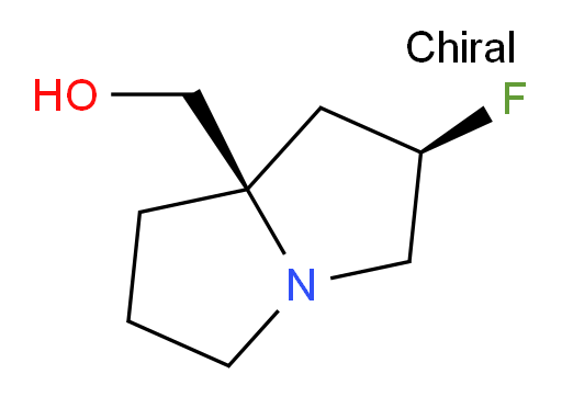 ((2R,7aR)-2-fluorohexahydro-1H-pyrrolizin-7a-yl)methanol