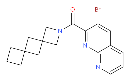 2-Azadispiro[3.1.3.1]dec-2-yl(3-bromo-1,8-naphthyridin-2-yl)methanone