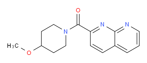 (4-methoxypiperidin-1-yl)(1,8-naphthyridin-2-yl)methanone