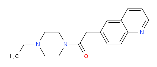 1-(4-ethylpiperazin-1-yl)-2-(quinolin-6-yl)ethanone