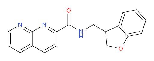 N-((2,3-dihydrobenzofuran-3-yl)methyl)-1,8-naphthyridine-2-carboxamide