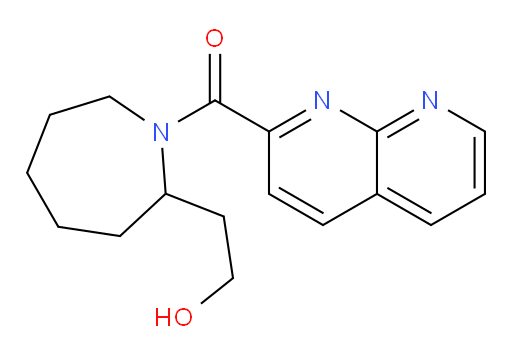 (2-(2-hydroxyethyl)azepan-1-yl)(1,8-naphthyridin-2-yl)methanone