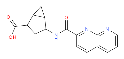 4-(1,8-naphthyridine-2-carboxamido)bicyclo[3.1.0]hexane-2-carboxylic acid