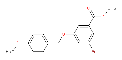 methyl 3-bromo-5-((4-methoxybenzyl)oxy)benzoate