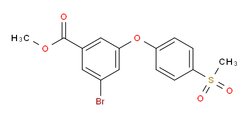 methyl 3-bromo-5-(4-(methylsulfonyl)phenoxy)benzoate