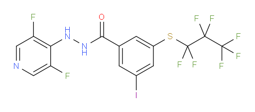 N'-(3,5-difluoropyridin-4-yl)-3-iodo-5-((perfluoropropyl)thio)benzohydrazide