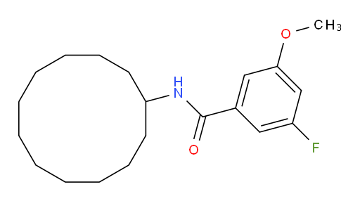 N-cyclododecyl-3-fluoro-5-methoxybenzamide