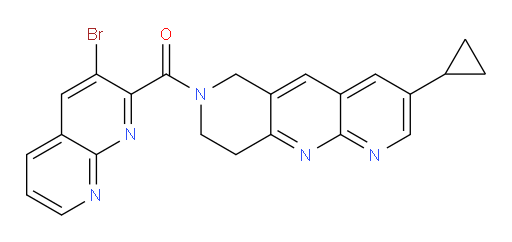 (3-bromo-1,8-naphthyridin-2-yl)(3-cyclopropyl-8,9-dihydropyrido[2,3-b][1,6]naphthyridin-7(6H)-yl)methanone