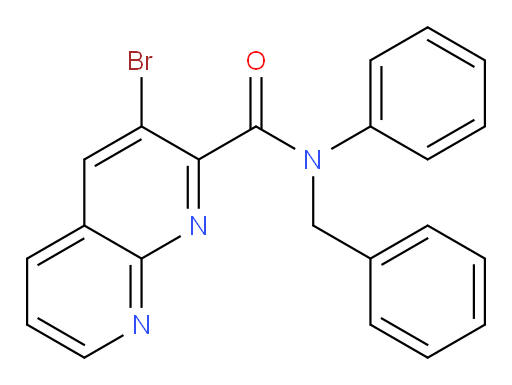 N-benzyl-3-bromo-N-phenyl-1,8-naphthyridine-2-carboxamide