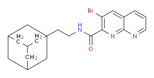 N-(2-(adamantan-1-yl)ethyl)-3-bromo-1,8-naphthyridine-2-carboxamide