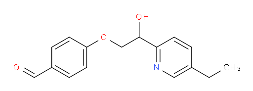 4-(2-(5-ethylpyridin-2-yl)-2-hydroxyethoxy)benzaldehyde